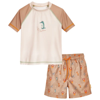 Playshoes zwemset Wild Animals Brown-122-128