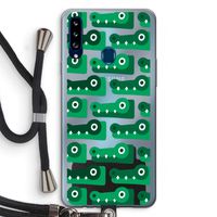 Crocs: Samsung Galaxy A20s Transparant Hoesje met koord