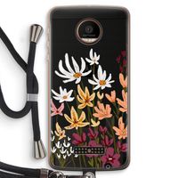 Painted wildflowers: Motorola Moto Z Force Transparant Hoesje met koord