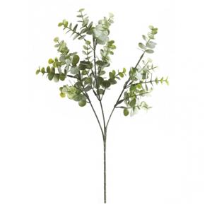 Kunstbloem/kunsttak Eucalyptus Cinera - 65 cm - losse steel - kunst zijdebloemen