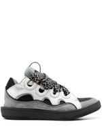 Lanvin baskets Curb en cuir - Gris - thumbnail