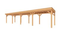Buitenverblijf SUBLIME Plat dak - 1200x300 cm- Plat dak- - YARD Outdoor