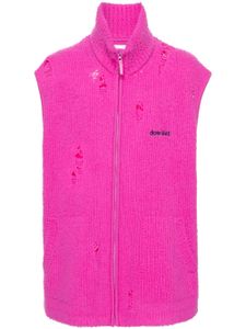 Doublet gilet à logo brodé - Rose