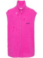 Doublet gilet à logo brodé - Rose - thumbnail