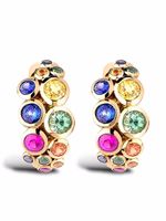 Pragnell boucles d'oreilles Bubbles en or rose 18ct ornées de saphirs