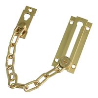 AMIG deurketting - messing - goud - 18 cm - incl schroeven - inbraakbeveiliging   -