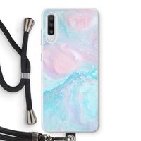 Fantasie pastel: Samsung Galaxy A70 Transparant Hoesje met koord
