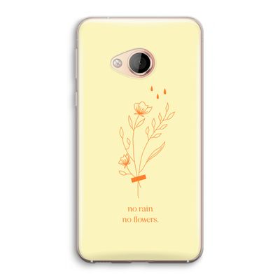 No rain no flowers: HTC U Play Transparant Hoesje