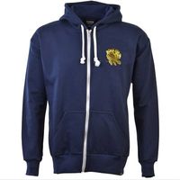 TOFFS - England Rugby 6 Nations Gold Rose Zipped Hoodie - Navy - thumbnail