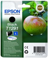 Epson Apple Singlepack Black T1291 DURABrite Ultra Ink - thumbnail