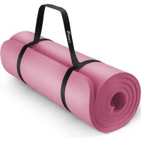 Tresko- Yogamat Roze, fitnessmat, sportmat, 185 x 60 x 1 cm - thumbnail