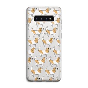 Doggy: Samsung Galaxy S10 4G Transparant Hoesje