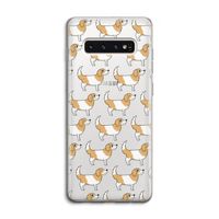 Doggy: Samsung Galaxy S10 4G Transparant Hoesje