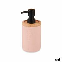 Zeepdispenser Roze Hout Hars Plastic (6 Stuks)