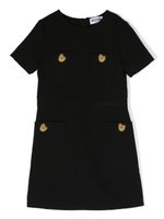 Moschino Kids robe à manches courtes - Noir