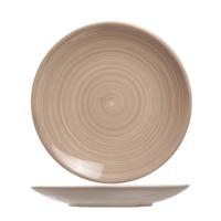 Cosy & Trendy ontbijt/dessert bordje Turbolino - beige - D22 cm - keramiek