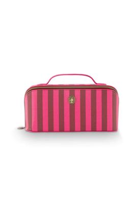 Pip Studio Toilettas Cyrille Medium Streep Roze