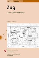 Wandelkaart - Topografische kaart 1131 Zug | Swisstopo - thumbnail