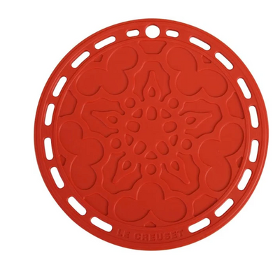 LE CREUSET - Siliconen - Onderzetter Kersenrood 20cm