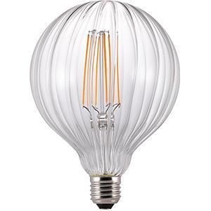 Nordlux LED Globe G125 E27 2-15W 2200K AVRA helder gestreept - 2760320