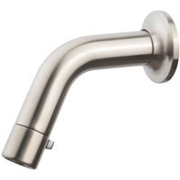 Wiesbaden Sophia Fonteinkraan Geborsteld Staal - Muurmontage Koudwater