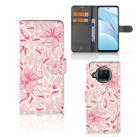 Xiaomi Mi 10T Lite Hoesje Pink Flowers - thumbnail