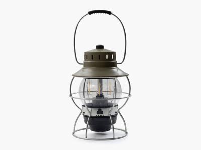 Barebones Railroad Lantern - Olive Tafellamp