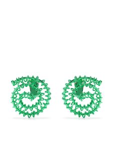 Sunnei boucles d'oreilles à design circulaire - Vert