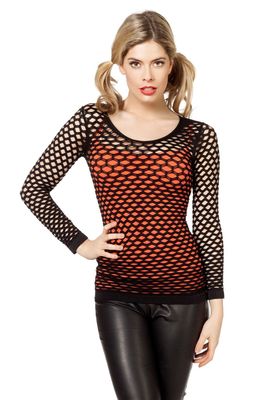 Netshirt zwart