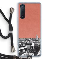 Marrakech Skyline : Sony Xperia 5 II Transparant Hoesje met koord