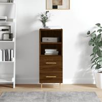 Dressoir 34,5x34x90 cm bewerkt hout bruin eikenkleur