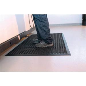 COBA Europe RP010001 RAMPMAT Werkplaatsmat (l x b x h) 1.5 m x 0.9 m x 14 mm Zwart