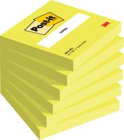 Memoblok post-it 654 76x76mm neon groen | 6 stuks