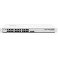 Mikrotik CSS326-24G-2S+RM netwerk-switch Managed Gigabit Ethernet (10/100/1000) Wit 1U Power over Et Mikrotik CSS326-24G-2S+RM netwerk-switch Managed Gigabit Ethernet (10/100/1000) Wit 1U Power over Et