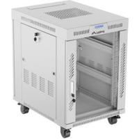 Lanberg FF01-6815-12SL rack 15U Vrijstaande rek Grijs