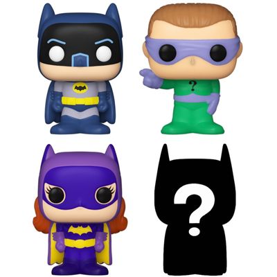 Bitty! Pop: DC Comics - Batman Adam West 4-Pack