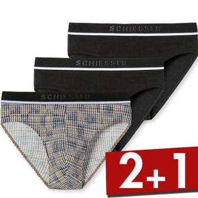 Schiesser 3 stuks 95-5 Organic Cotton Briefs, Rio 3-pack * Actie *
