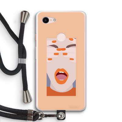 Surprise: Pixel 3 XL Transparant Hoesje met koord