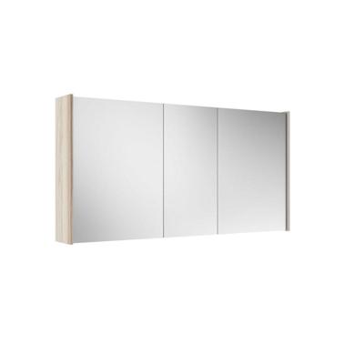 Adema Prime Spiegelkast - 120x63x16cm -inclusief zijpanelen - beech (hout) SW1212818/SW910735