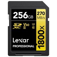 Lexar Professional Gold SD-kaart UHS-II - R280/W205 MB/s - 256GB - V60
