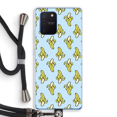Bananas: Samsung Galaxy Note 10 Lite Transparant Hoesje met koord