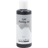 Creativ Company Linoleum verf, zwart, 85 ml/ 1 fles