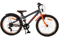 Volare Rocky Kinderfiets 20 inch Grijs Oranje 6 speed Prime Collection - thumbnail