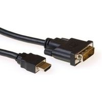 ACT Verloopkabel HDMI A male naar DVI-D male 5,00 m