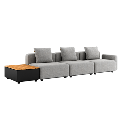 Cobana Lounge Sofa - 3 seater w/ Patio Storage Table