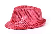 Paillettenhoed pink