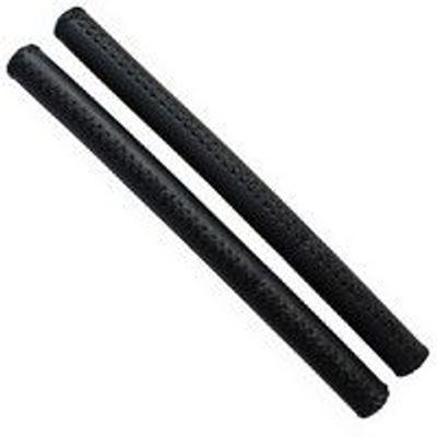 Velo Stuurgrepen leer 40 cm ø22,2 mm zwart per set