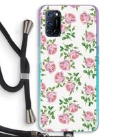 Kleine roosjes: Oppo A52 Transparant Hoesje met koord