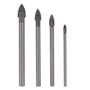 Glas boorset - 4-delig - 3 - 5 - 6 en 8 mm - glasboren