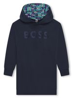 BOSS Kidswear x Batman robe en coton à logo imprimé - Bleu